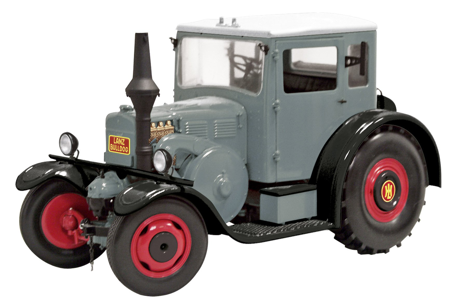 シュコー Schuco Lanz Eilbulldog 1:32 1/32 Lanz Eilbulldog with Top Down (blue) - Farm Equipment